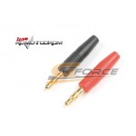 Gforce GF1013-001 Bananen Goldsteckers 4mm 1set GF1013-001 Gforce GF1013-001 Bananen Goldsteckers 4mm 1set GF1013-001
